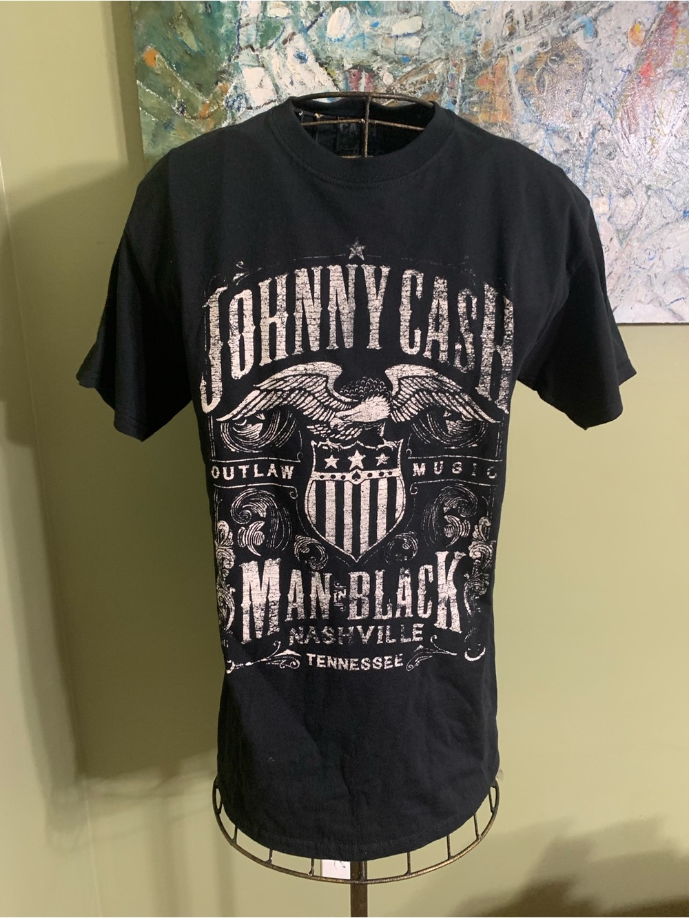 Johnny Cash T-shirt in size M.